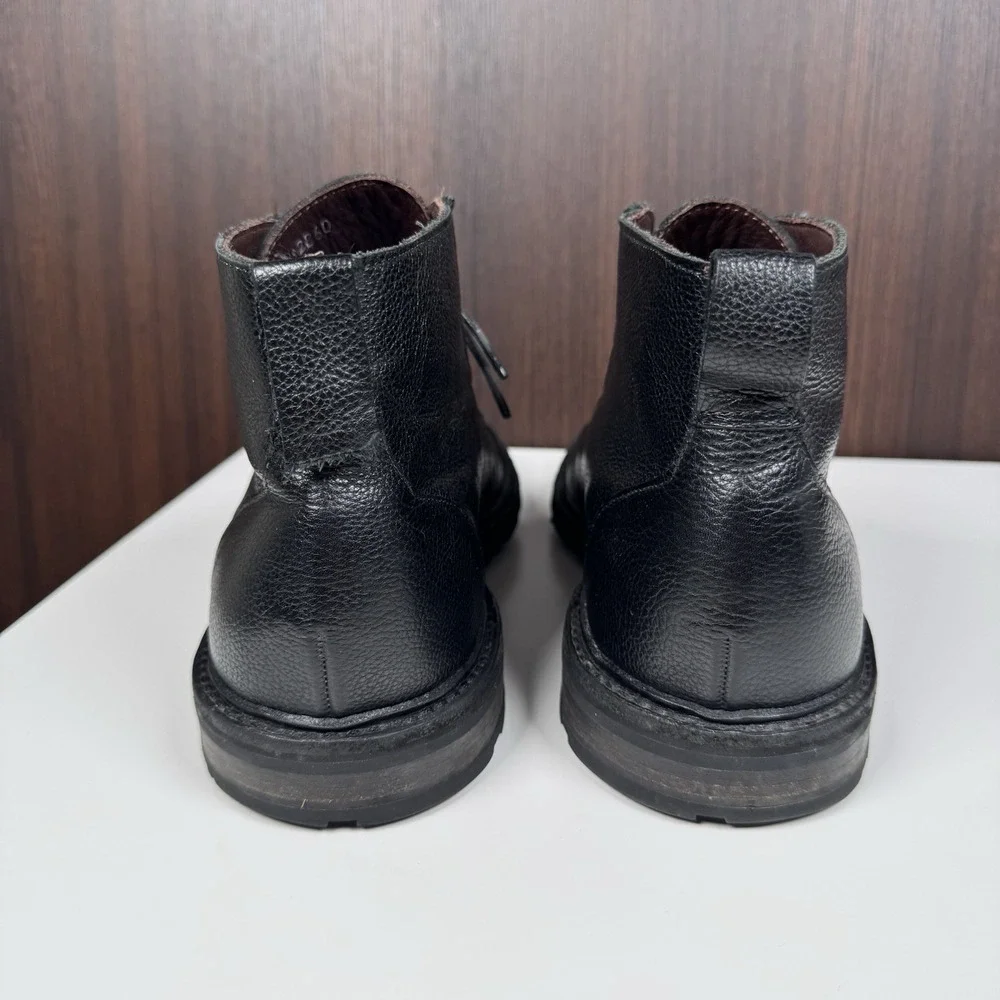 Allen Edmonds 9 D Black Leather Alpine Chukka Boots Weather Proof Lace Up